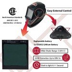 CANAWELD Auto Darkening 1/1/1/1 Best Optical Class True Color Welding Helmet 3.94x 3.85 Super Large Viewing Area Solar Powered Welder Mask with 4 Sensors (C9 Series-Red Maple)