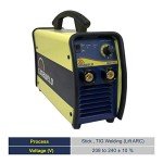 CANAWELD Arc Welding Stick Welder MMA 201 Made in Canada 200 Amp TIG Lift, Heavy Duty, Weld up to 5/32” Rod IGBT Inverter Lightweight 230V(150 A@%100 Duty Cycle) Generator Compatible CSA/QPS Approved