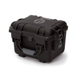 Nanuk 908 Waterproof Hard Case for Gun Ammo w/White Target Logo - Black