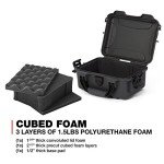 Nanuk 904 Waterproof Hard Case with Foam Insert - Graphite - Made in Canada