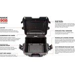 Nanuk 908 Waterproof Hard Case - Black - Made in Canada
