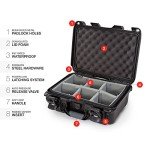 Nanuk 915-2001 915 Case with Padded Divider (Black)