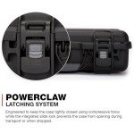 NANUK 910 Recycled Resin - Waterproof Hard Case with Customizable Foam Insert- Dustproof and Impact Resistant - Go Green and Minimize Your Carbon Footprint, Black
