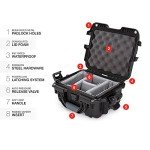 Nanuk 905 Waterproof Hard Case with Padded Dividers - Black