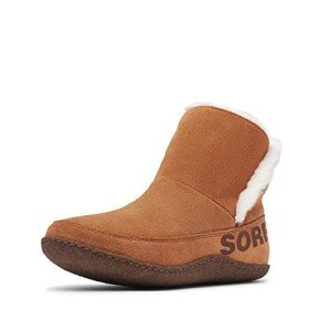 SOREL Women's Nakiska Bootie - Camel Brown, Natural - 8