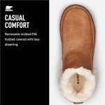SOREL Women's Nakiska Bootie - Camel Brown, Natural - 8