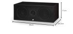 Alpha C10 Compact Center Channel Speaker - Black