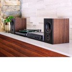 Alpha P5 Passive Bookshelf Speakers - Walnut Pair