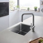 GROHE 32319DC3 Minta Pull-Out Kitchen Faucet Supersteel (Stainless Steel)