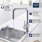 GROHE 32319DC3 Minta Pull-Out Kitchen Faucet Supersteel (Stainless Steel)