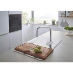 GROHE 32319DC3 Minta Pull-Out Kitchen Faucet Supersteel (Stainless Steel)