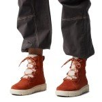 Sorel Women's Explorer LLL Joan Cozy Waterproof Boot - Sanguine, Natural - 7.5