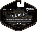 Watson Gloves The Duke Black Glove - Deerskin Leather, Made in Canada, Large