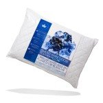 Canadian Down & Feather Co. - Medium Support Quilted White Goose Feather Pillow Standard Size - 255 TC Shell 100% Cotton - Filled in Canada