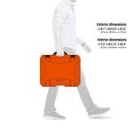 Nanuk 925 Waterproof Hard Case with Foam Insert - Orange - Made in Canada
