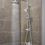 GROHE Vitalio Retrofit Shower System with Head and 4-Spray (5 Total) Comfort Flex Handheld in Chrome