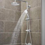 GROHE Vitalio Retrofit Shower System with Head and 4-Spray (5 Total) Comfort Flex Handheld in Chrome