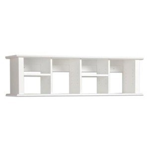 Prepac Wall Mounted Desk Hutch, 48 x 10.5, White