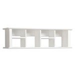 Prepac Wall Mounted Desk Hutch, 48 x 10.5, White