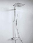 Grohe 26420000 Euphoria Cube Shower System with Thermostat for Wall Mount, Starlight Chrome