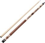 Viper by GLD Products Desperado 58" 2-Piece Billiard/Pool Cue, Iron Cross, 21 Ounce,Tan,50-1006-21
