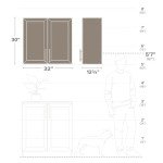 Prepac Elite 32'' Bathroom Wall Cabinet with Panel Doors, Wood Kitchen Pantry Cabinet, Wall Hanging Laundry Room Cupboard with 1 Adjustable Shelf for Kitchen, Laundry Room and Bathroom, White