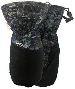 Watson Gloves SNO Job Sustainable Winter Mitt - Water Resistant, Goatskin, Slip-On, Gauntlet, Snowboarding, Ski, Snowmobile