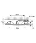 Grohe 27468000 F-Series 10-Inch Flush Mount Shower Head, Chrome