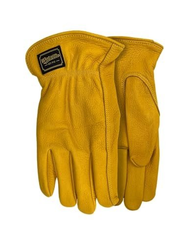 Watson Gloves Range Rider Glove - Buttery Soft Deerskin Leather & Slip-On Cuff