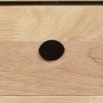 South Shore Furniture Sweedi Solid 1-Drawer Nightstand, Natural Wood, 15.75 in x 12.5 in x 19.75 in
