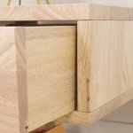 South Shore Furniture Sweedi Solid 1-Drawer Nightstand, Natural Wood, 15.75 in x 12.5 in x 19.75 in