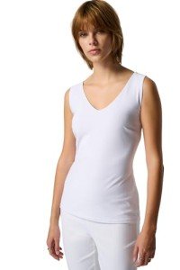 Joseph Ribkoff Womens V-Neck Cami Style 201546 Color White Size 14