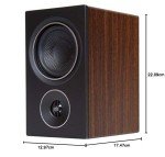 Alpha P3 Passive Bookshelf Speakers - Walnut Pair
