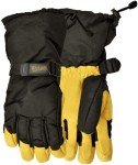 Watson Gloves North of 49 Winter Glove - 3M Thinsulate Lining, Water Resistant, Sheepskin Leather, Nylon Back, Hooded Fingertips, Gauntlet Style Cuff (Large)