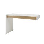 Nexera Reversible Desk Panel for Home Office, White, 48-Inch