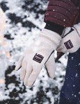 Watson Gloves Lady Baa Baa Cozy Winter Glove - Sustainable Fuzzy Fleece Sherpa Shell, Warm Recycled Thinsulate, Touchscreen, Snug-Fitting Wrist, Slip-On