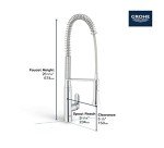 Grohe 32951000 K7 Semi-Pro Kitchen, Chrome