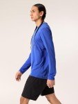 Arc'teryx Cormac Crew Neck Shirt LS Men's | UPF 40+ Crew for High-Output Activities | Electra Heather, Small