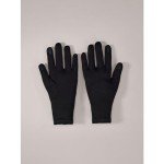 Arc'teryx Gothic Glove | Touch Screen Compatible Merino Wool Glove | Black, Medium