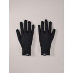 Arc'teryx Gothic Glove | Touch Screen Compatible Merino Wool Glove | Black, Medium