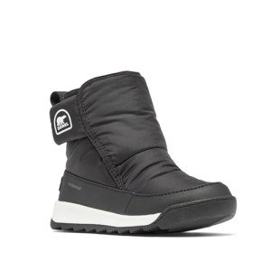 SOREL Toddler's Whitney ll Plus Waterproof Bootie - Black, Sea Salt - 4