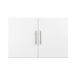 Prepac HangUps Upper Storage Cabinet - Elegant and Spacious Wall Cabinets to Maximize Your Storage, 36" Size, Classic White Finish
