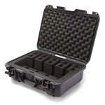 Nanuk 925 Waterproof Professional Gun Case, Military Approved with Custom Foam Insert for 4UP - Graphite - Made in Canada
