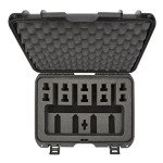 Nanuk 925 Waterproof Professional Gun Case, Military Approved with Custom Foam Insert for 4UP - Graphite - Made in Canada