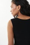 Joseph Ribkoff Womens Square-Neck Cami Style 143132J Color Black Size 14