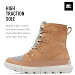 Sorel Women's Explorer Next Joan Waterproof Boots - Tawny Buff, Moonstone - Size 5