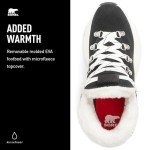 Sorel Women's Out N About LLL Conquest Waterproof - Black, Sea Salt - 8