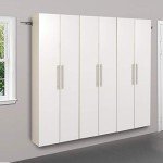 Prepac HangUps 24" Large Garage Cabinet, Bathroom Cabinet Wall Mount, Laundry Cabinet, Kitchen Wall Cabinet, Ideal for Garage, Kitchen and Laundry Organization 24" W x 72" H x 12" D, White