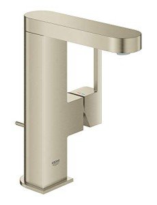 GROHE 23956EN3 Plus Single-Handle Bathroom Faucet M-Size, Brushed Nickel InfinityFinish