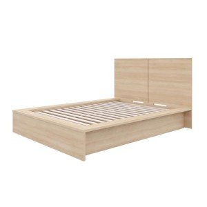 Nexera James Platform Bed with Headboard, King